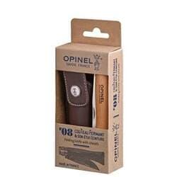 Opinel N°8 stainless 8,5 cm. m.skede bøg