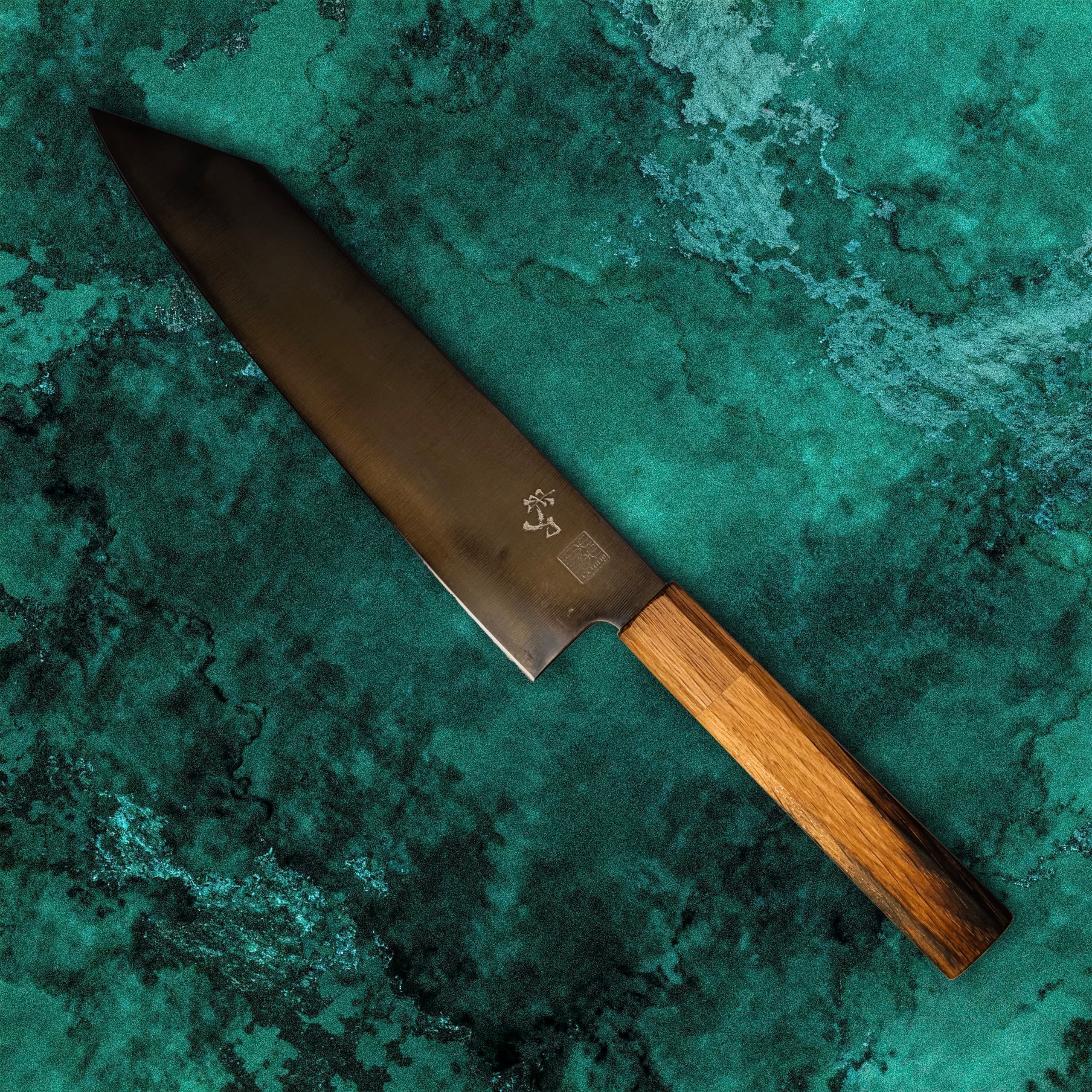 T10 Coffee Etch Pre-patina,forced-patina højkulstof stål kniv